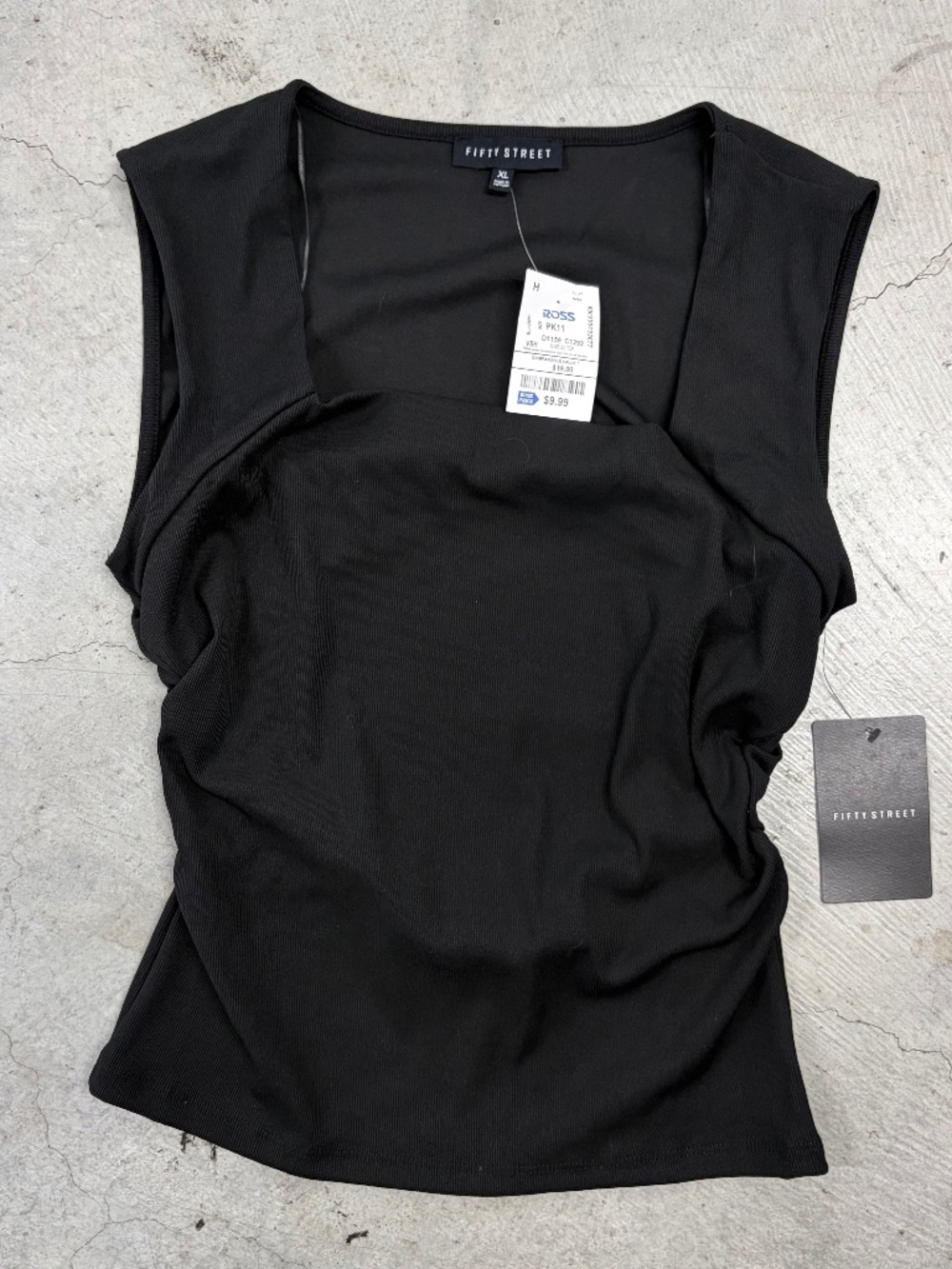 Women’s squared neckline tank top-XL